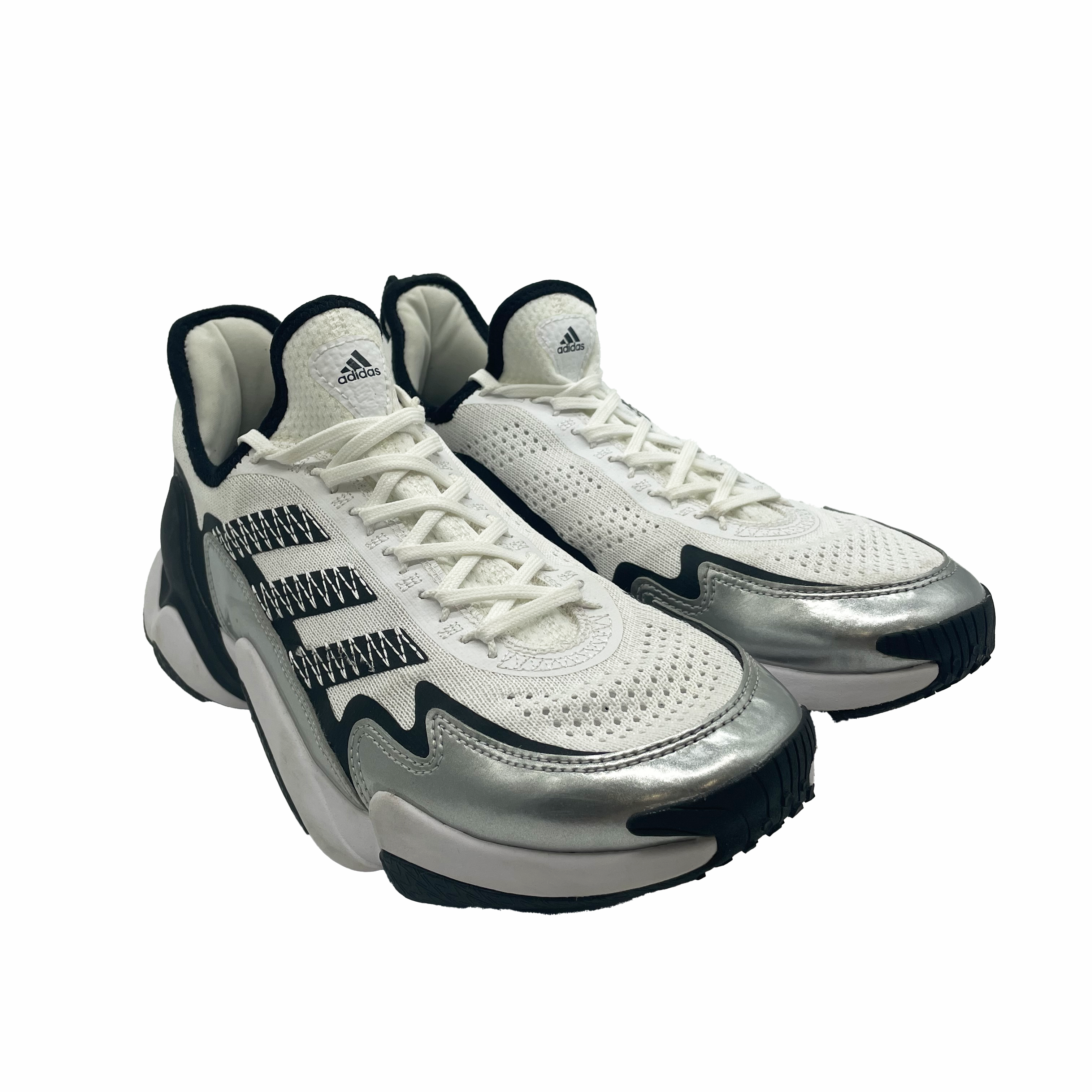 Adidas - Chaussure SM Impact FLX (Blanc/Noir/Argent)